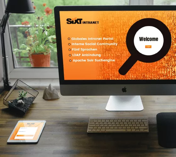 Screenshot aus dem Projekt Sixt (2 von 3)